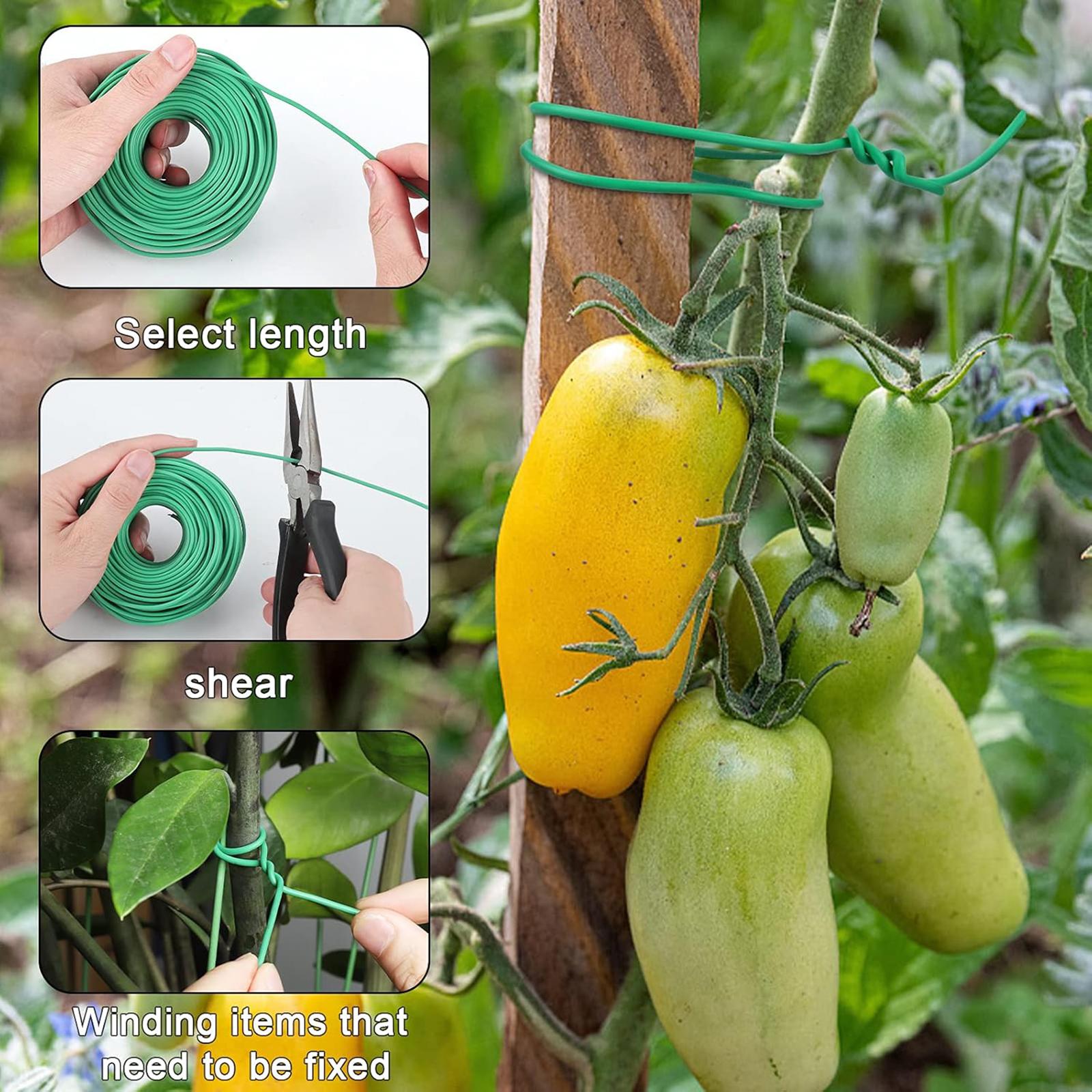 Garden Wire Twist Tie - Мягкие садовые стяжки-твистеры для организации кабелей