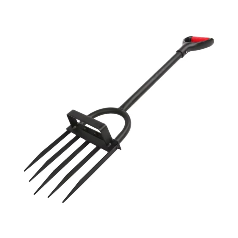 Spade Digging Fork - Прочные садовые вилы с 5 зубьями