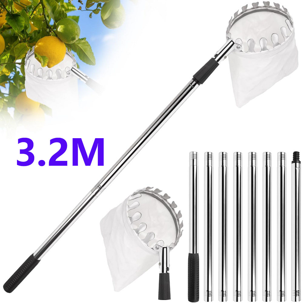 Gardening Tools Basket - Телескопическая штанга для сбора фруктов с