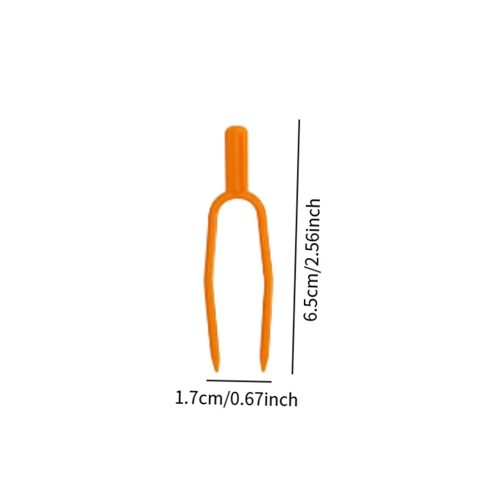 Gardening Tools For Vines - Зажимы-фиксаторы для стеблей растений, оранжевые пластиковые