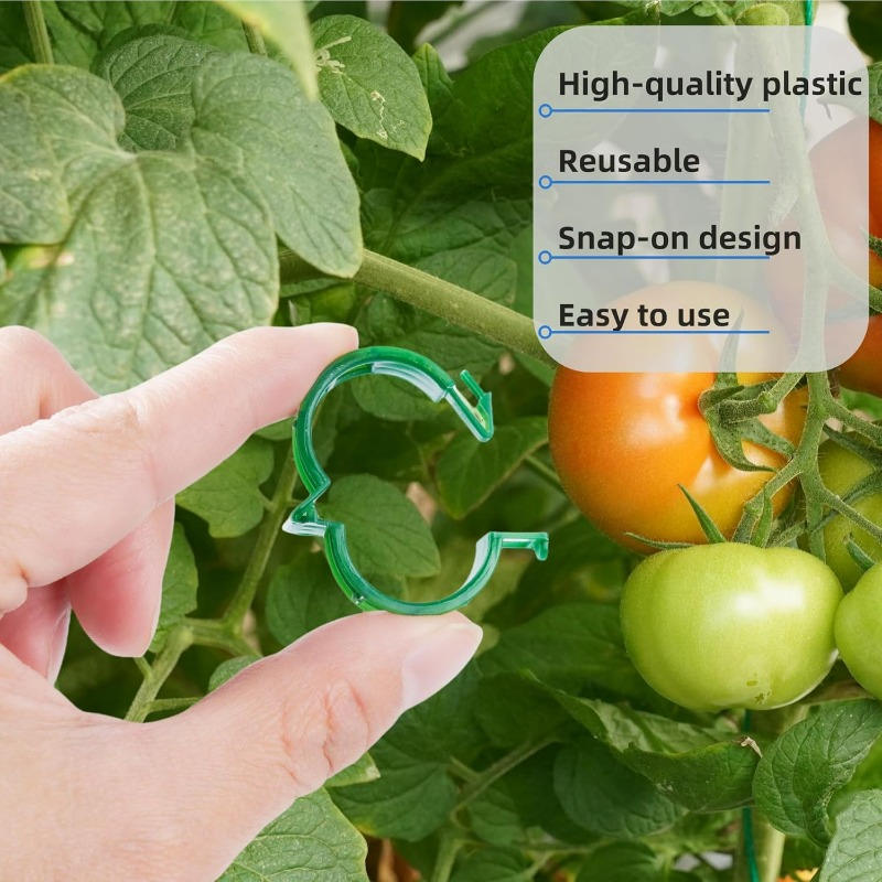 10/600 шт. пластиковых зажимов – обзор и цена Gardening Tools For Vines