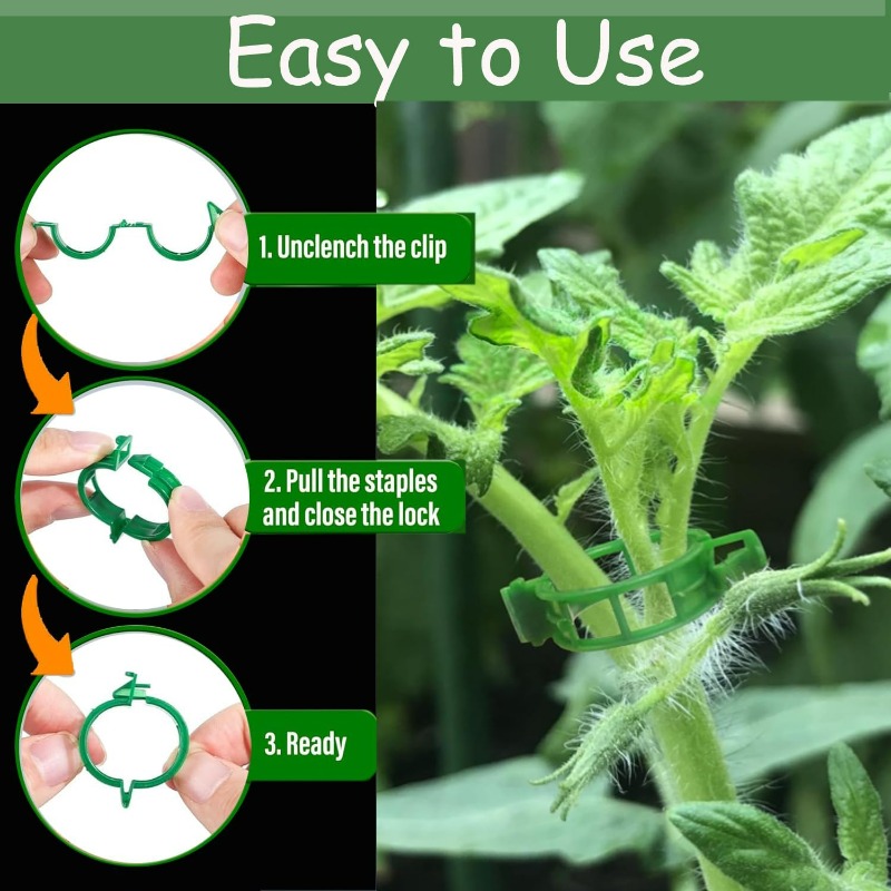 10/600 шт. пластиковых зажимов – обзор и цена Gardening Tools For Vines