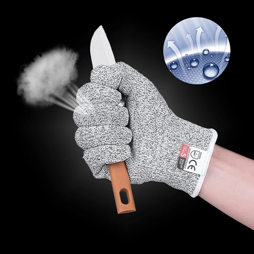 Перчатки HPPE 5-го уровня защи – обзор и цена Garden Gloves Thorn Proof