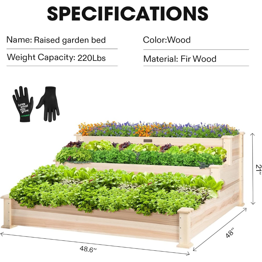 Трехуровневая приподнятая гряд – обзор и цена Gardening Tools Images