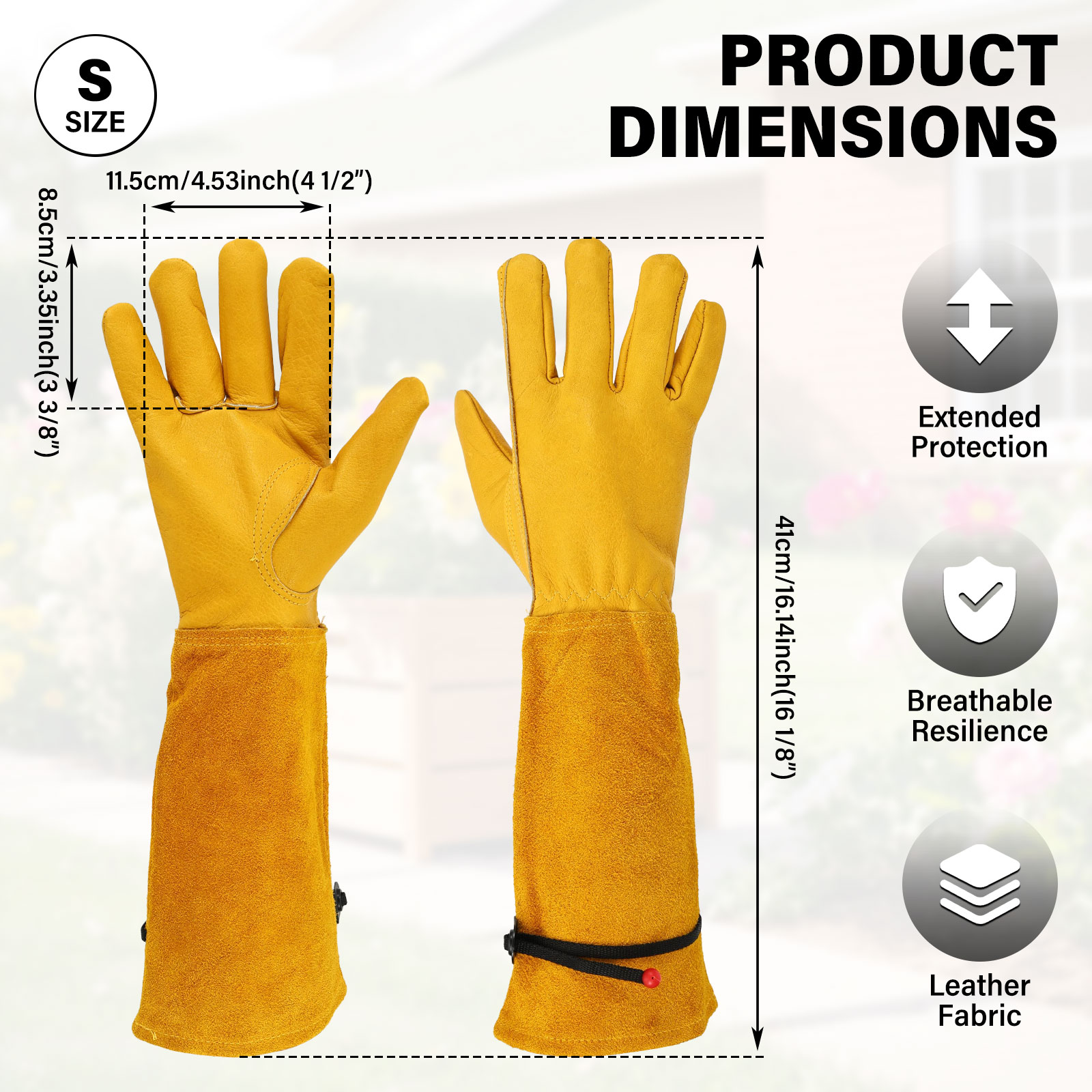 Длинные садовые перчатки из ко – обзор и цена Garden Gloves Thorn Proof