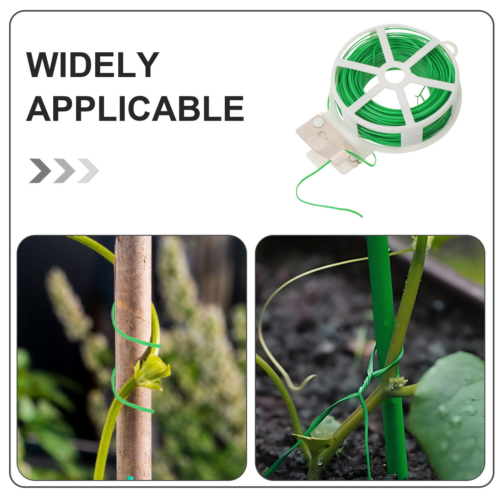 4 рулона зеленой пластиковой с – обзор и цена Garden Wire Twist Tie