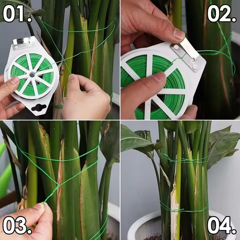Садовые поворотные стяжки, мно – обзор и цена Garden Wire Twist Tie