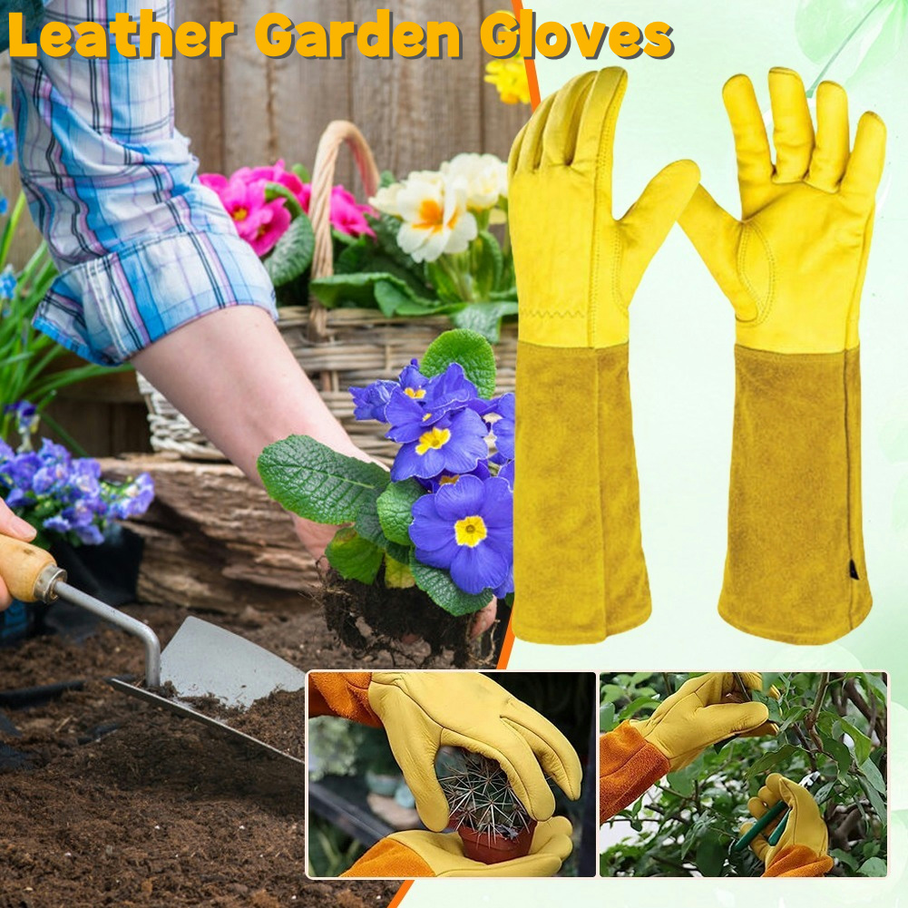 Пара длинных садовых перчаток  – обзор и цена Garden Gloves Thorn Proof